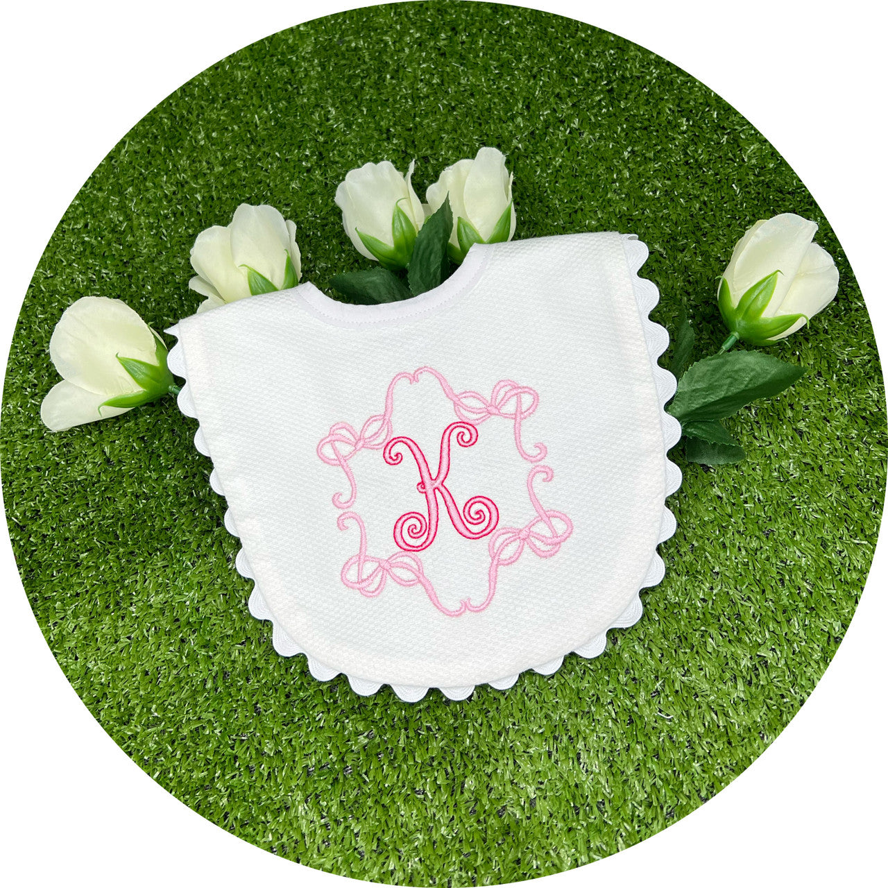 Pique Trimmed Bib