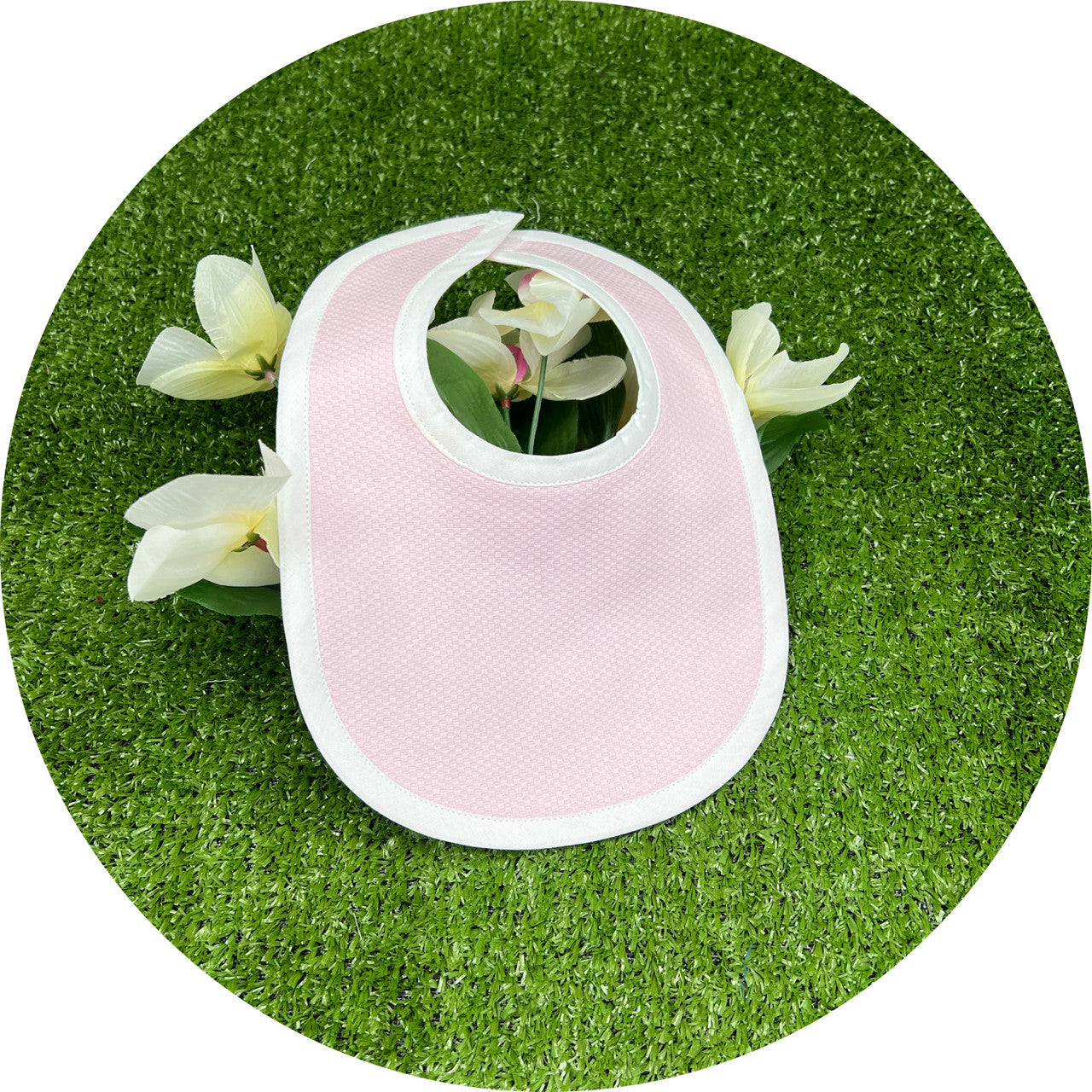 Pique Trimmed Bib