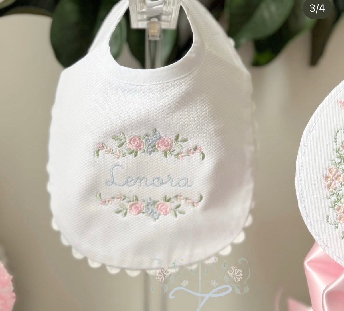 Pique Trimmed Bib