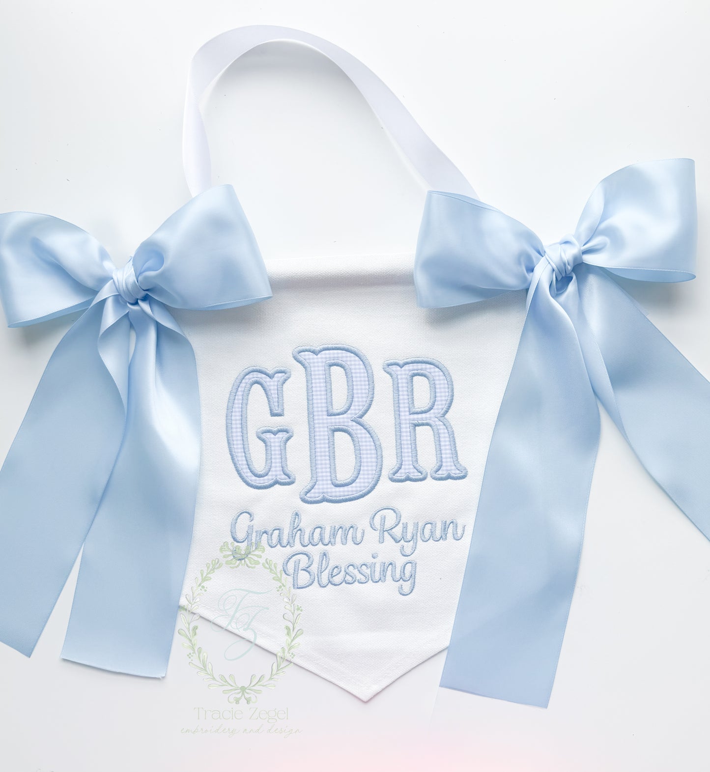 Appliqué Baby Banner