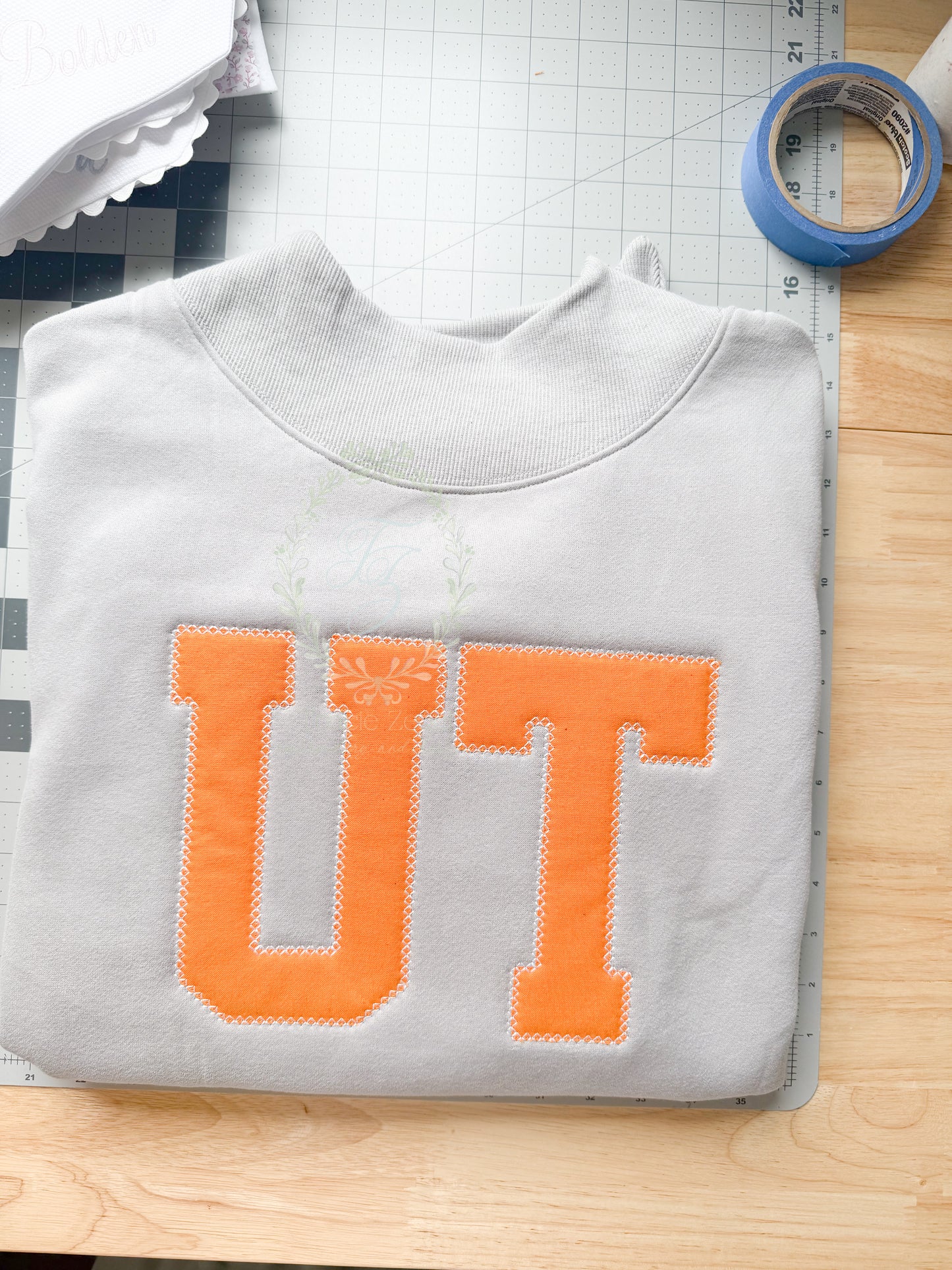 Adult Vintage Stitch Mockneck Sweatshirt