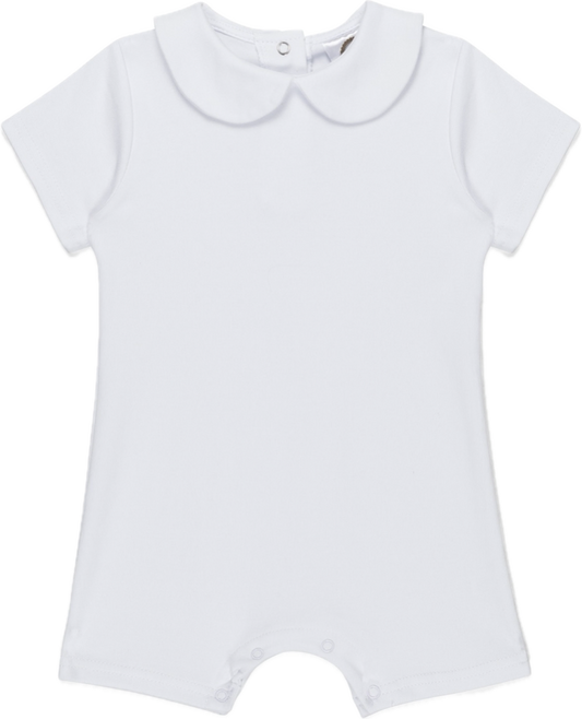 Boys’ Knit Peter Pan Collar Romper