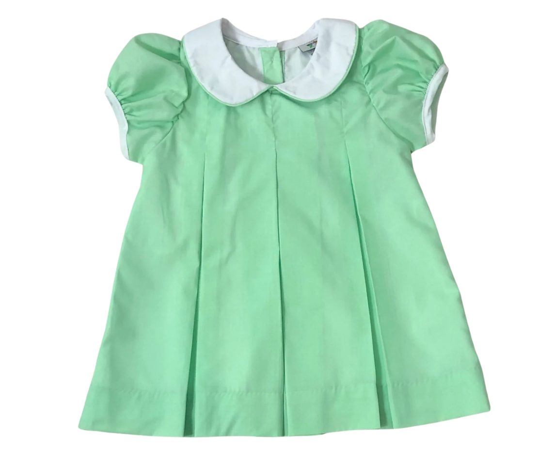 Mint Pleated Dress