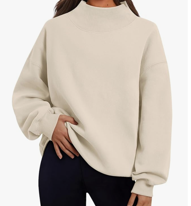 Adult Vintage Stitch Mockneck Sweatshirt