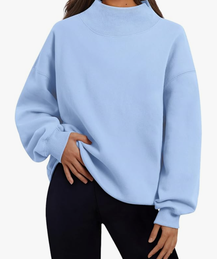 Adult Vintage Stitch Mockneck Sweatshirt
