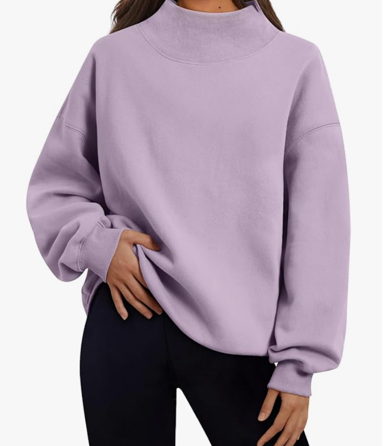 Adult Vintage Stitch Mockneck Sweatshirt