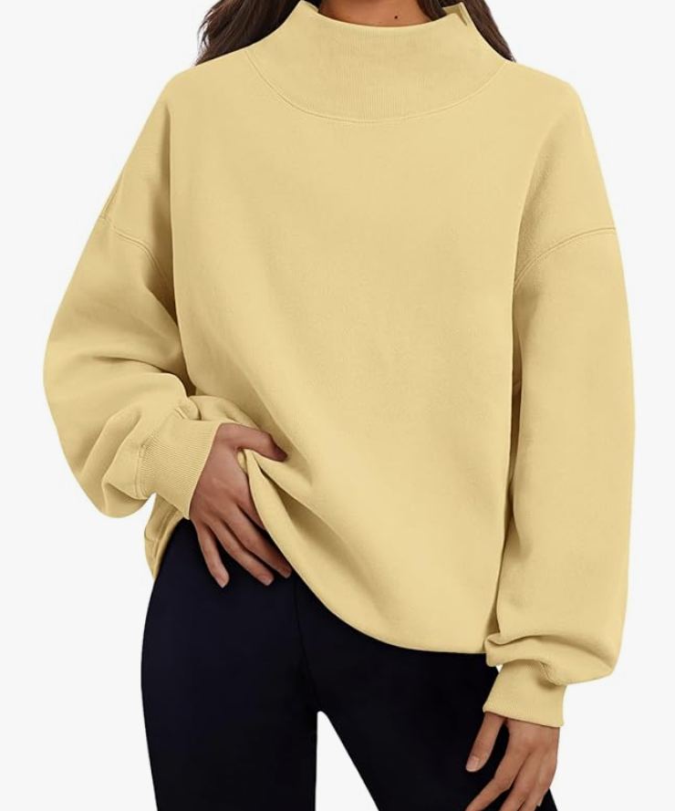 Adult Vintage Stitch Mockneck Sweatshirt