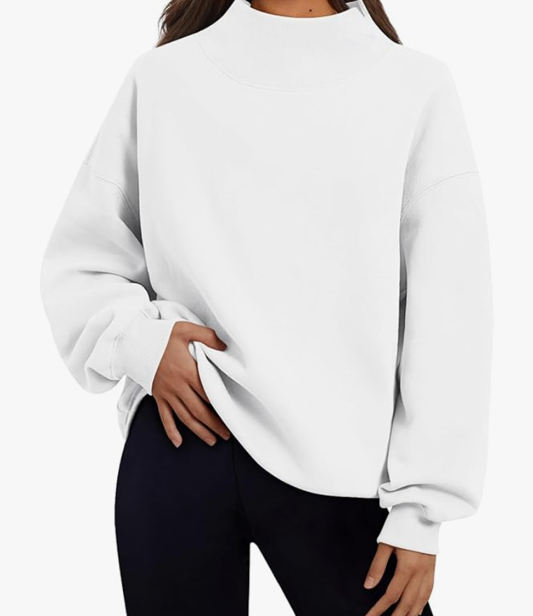 Adult Vintage Stitch Mockneck Sweatshirt