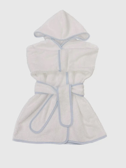 Baby and Toddler Bath Robe with Piping