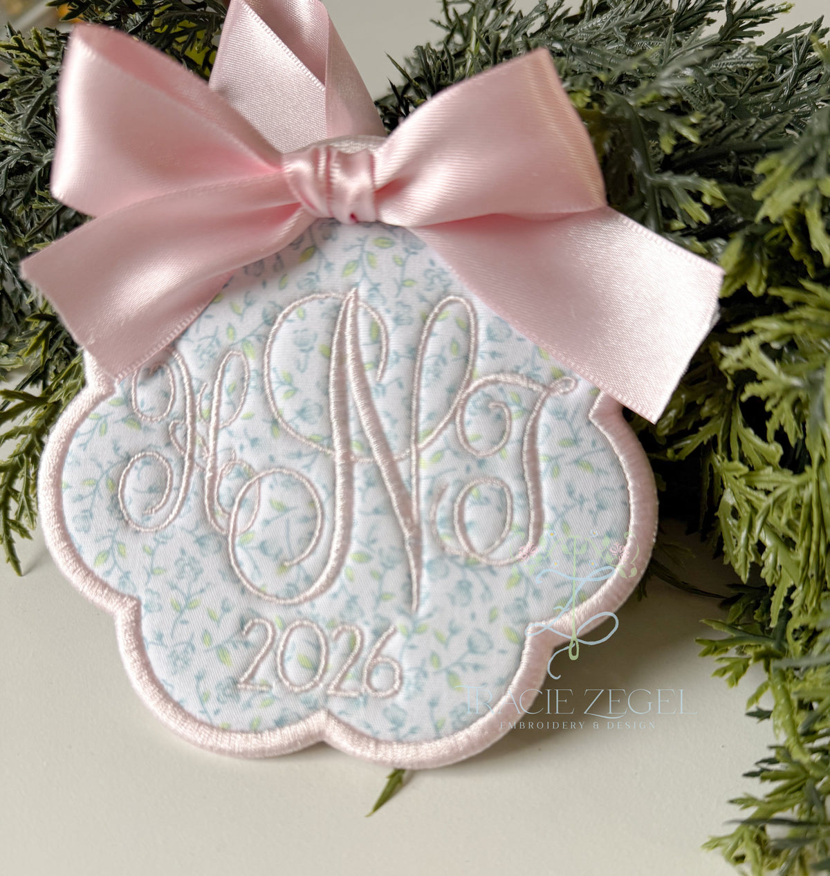 Scalloped Christmas Ornament
