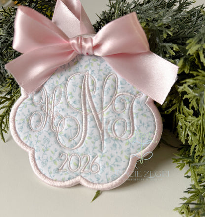 Scalloped Christmas Ornament