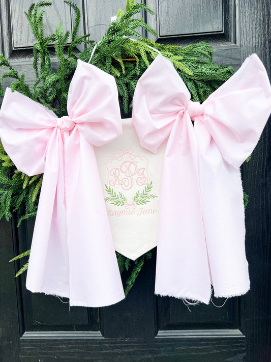 Bespoke Baby Banner with Bows