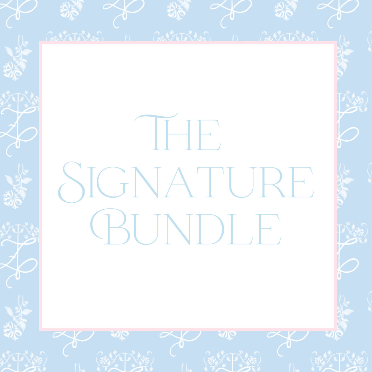The Signature Bundle