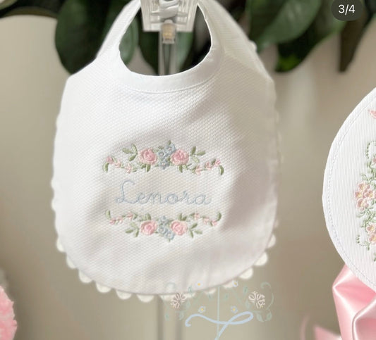 Pique Trimmed Bib