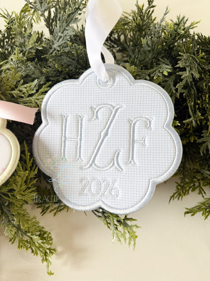 Scalloped Christmas Ornament