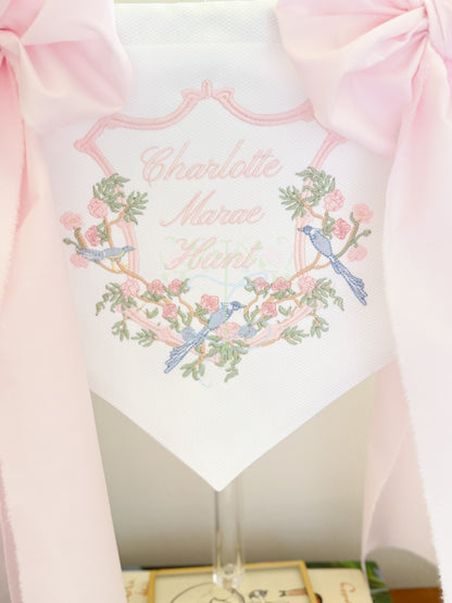 The Chinoiserie Inspired Bespoke Banner
