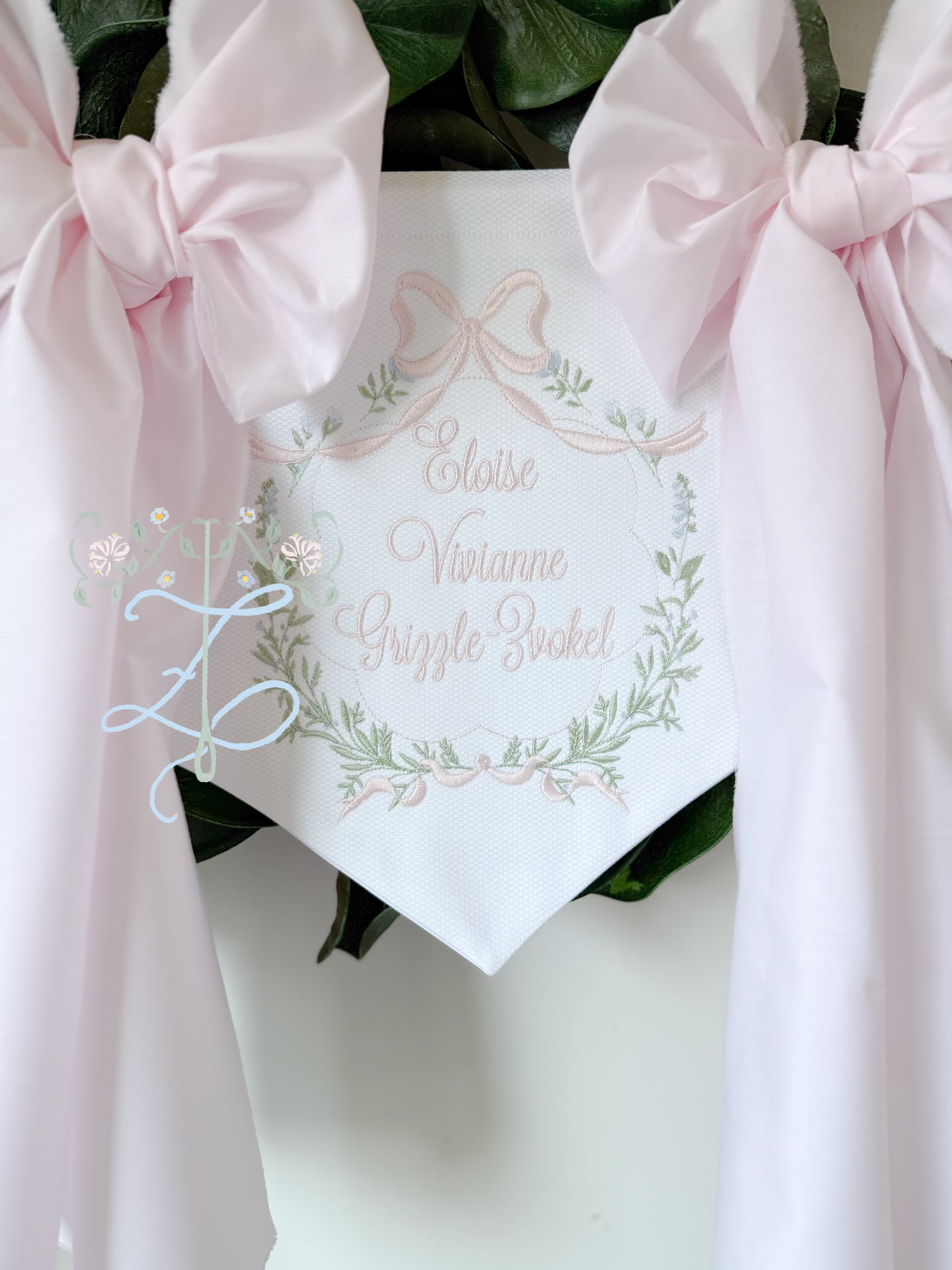 The Scalloped Garden Bespoke Banner