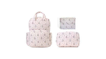 TRVL Baby Bundle- Quilted All You Need Bag, Changing Mat, & Everyday Bag