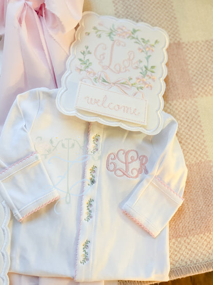 Milestone Card with Interchangeable Months