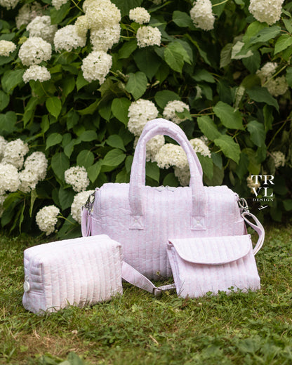 TRVL Baby Bundle- Quilted Stroller Bag, Changing Mat, & Everyday Bag