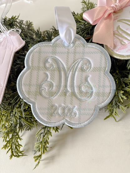 Scalloped Christmas Ornament