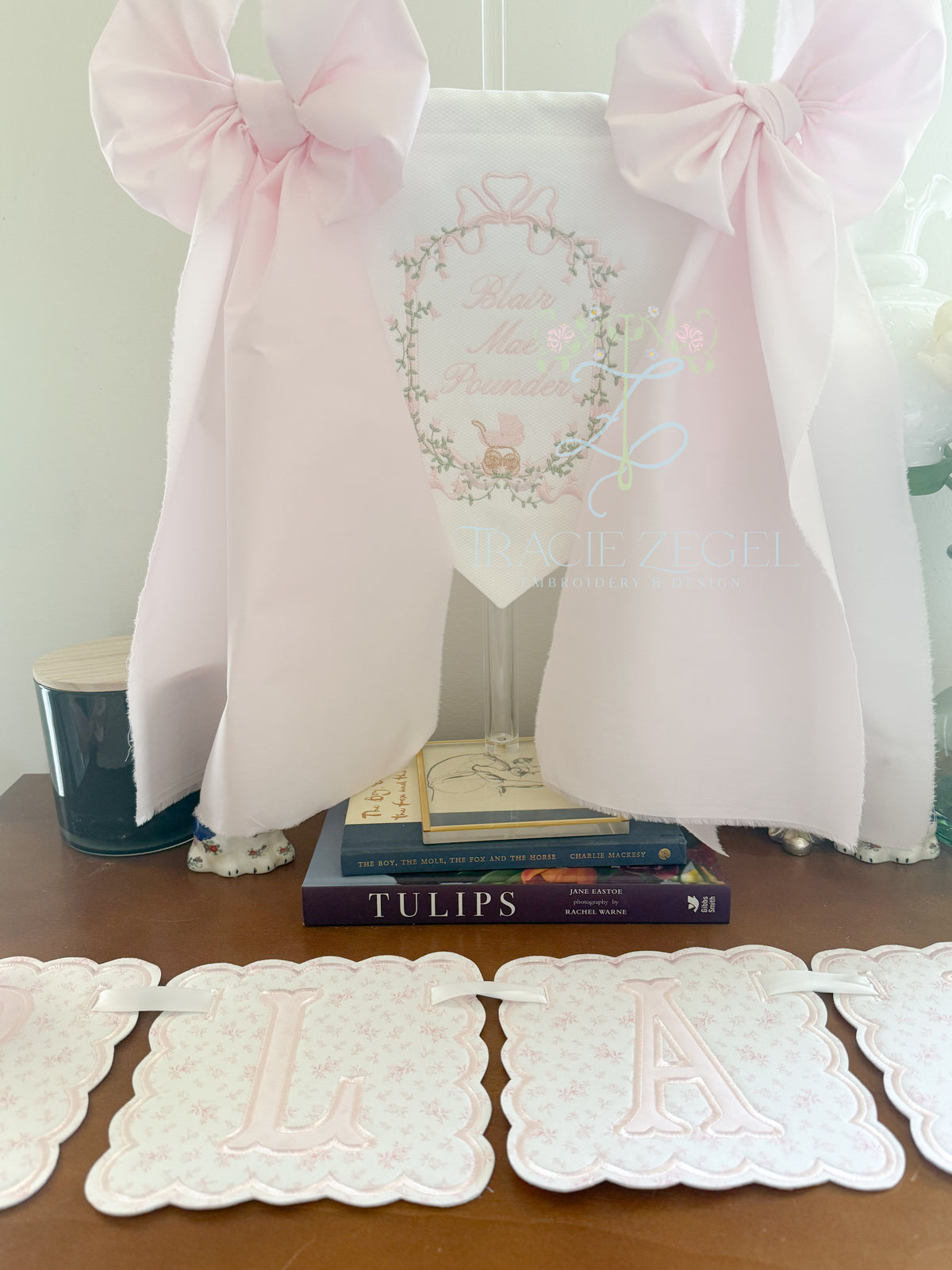 The Dainty Pram Bespoke Banner