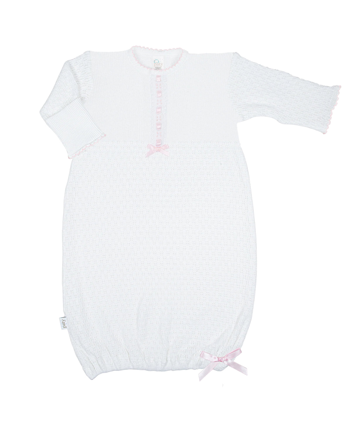 Paty Ribbon Eyelet Gown