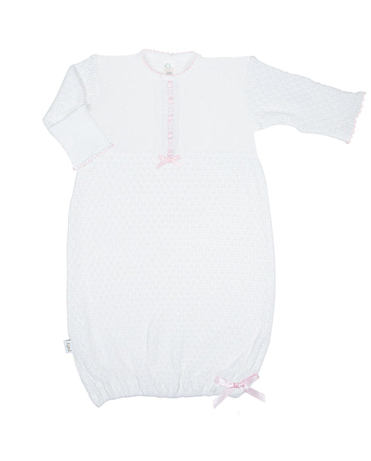 Paty Ribbon Eyelet Gown