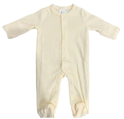 Picot Trim Baby Footies