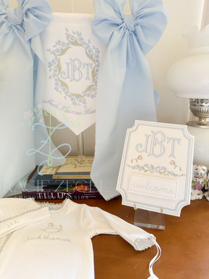 The Lily of the Valley Bespoke Banner