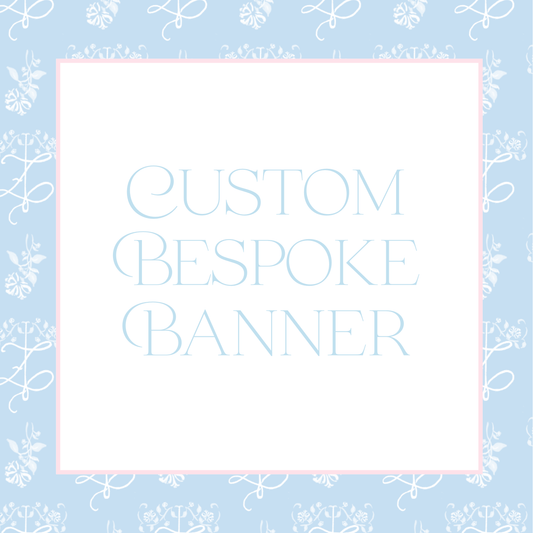 Custom Bespoke Baby Banner