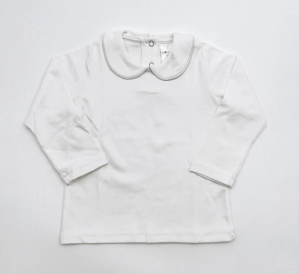 Boys’ Long Sleeve Peter Pan Collar Shirt