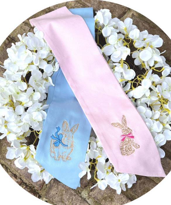 Pique Wreath Sash