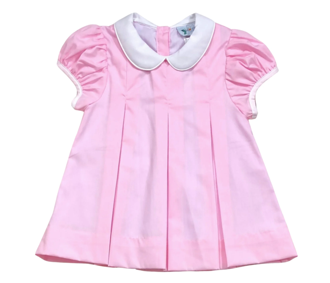 Pink Pleated Dress