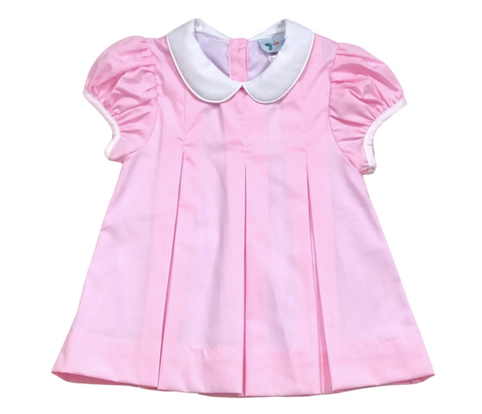 Pink Pleated Dress