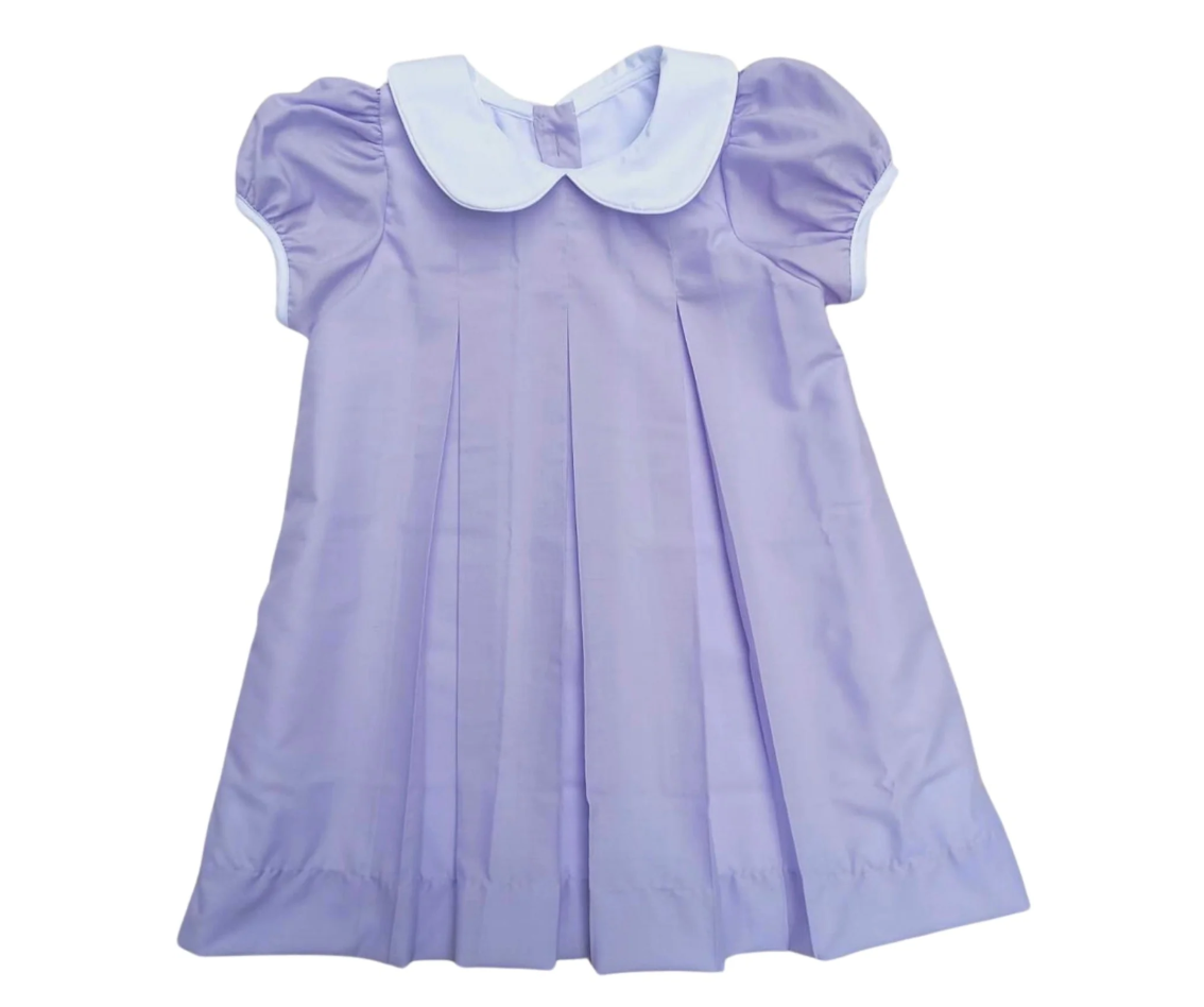 Lavender Pleated Dress