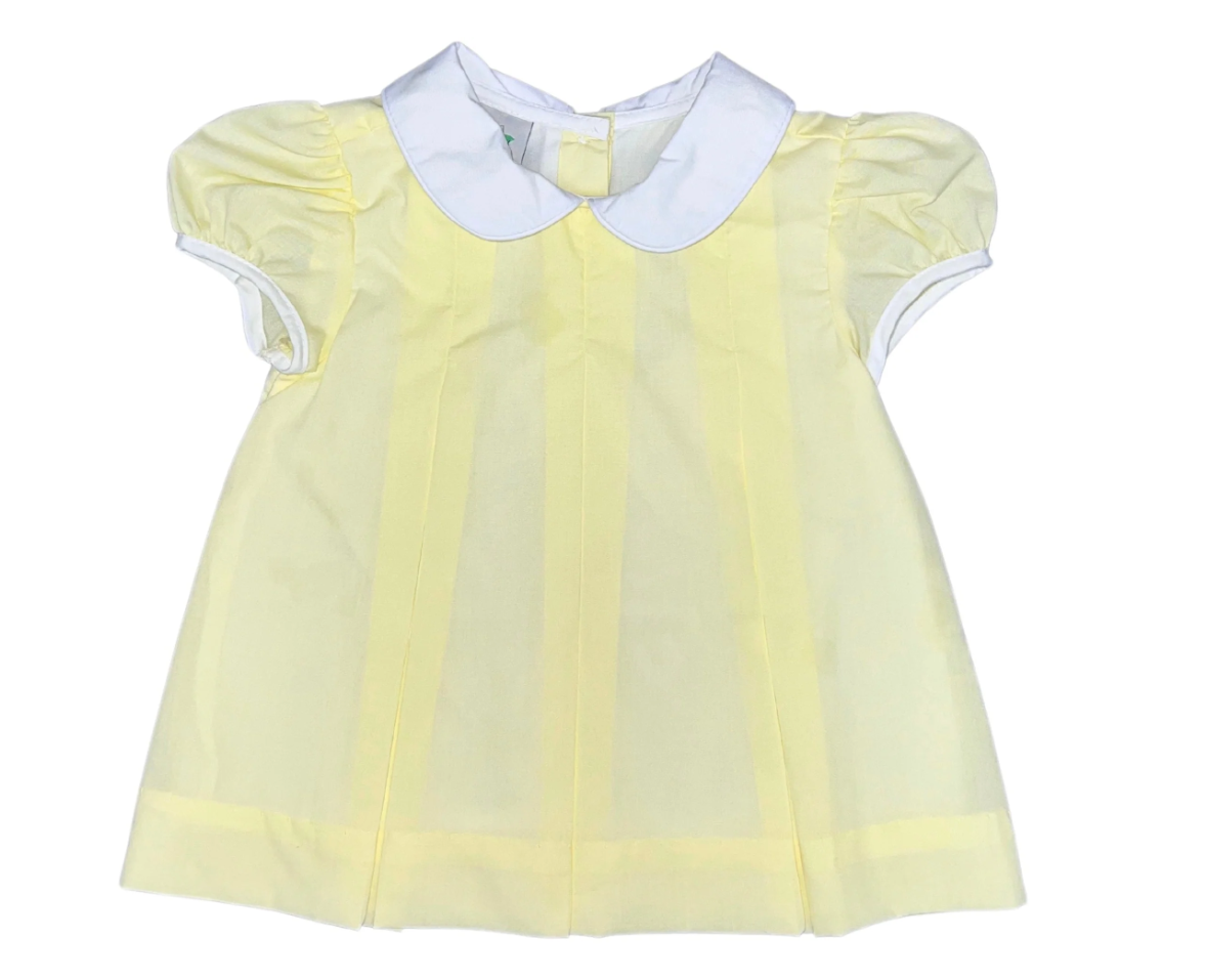 Yellow Pleated Dress