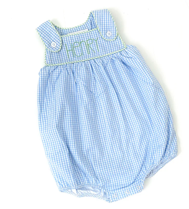 Tabbed Gingham Bubble