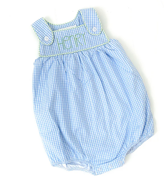 Tabbed Gingham Bubble