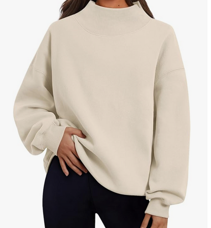 Adult Vintage Stitch Mockneck Sweatshirt