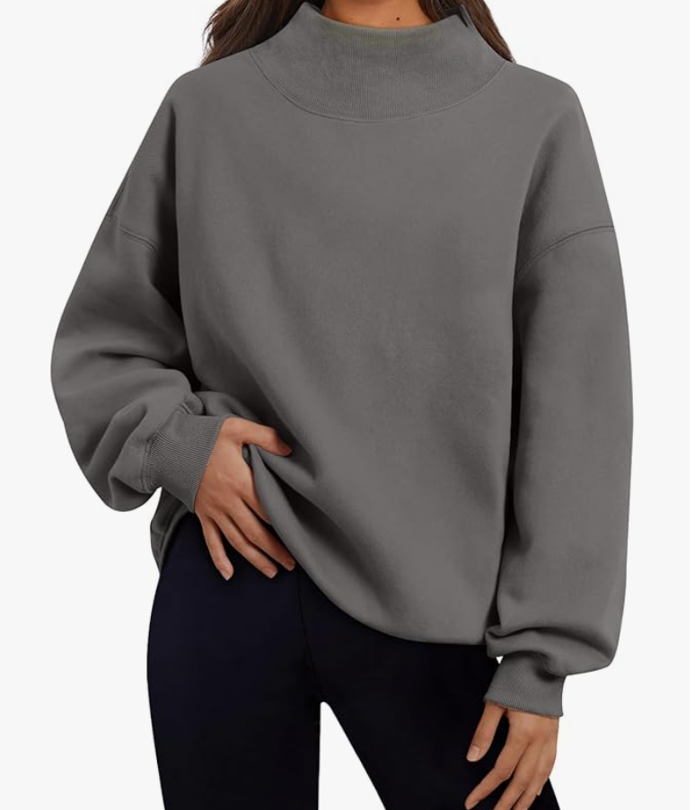 Adult Vintage Stitch Mockneck Sweatshirt