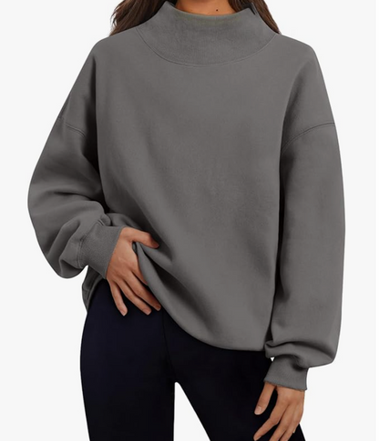 Adult Vintage Stitch Mockneck Sweatshirt