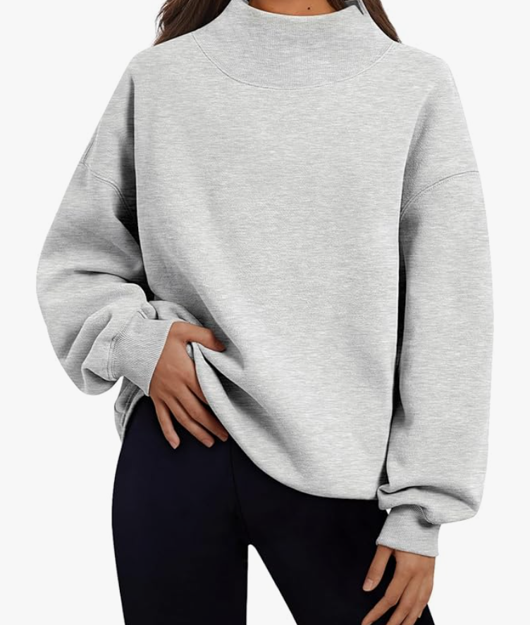 Adult Vintage Stitch Mockneck Sweatshirt