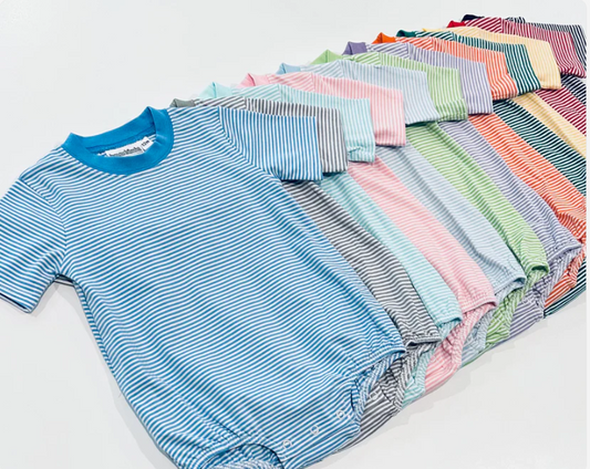 Unisex Striped Tee Bubble