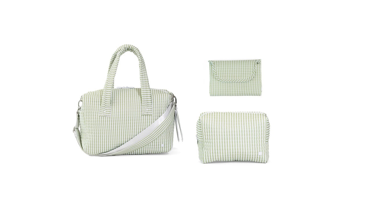 TRVL Baby Bundle- Quilted Stroller Bag, Changing Mat, & Everyday Bag