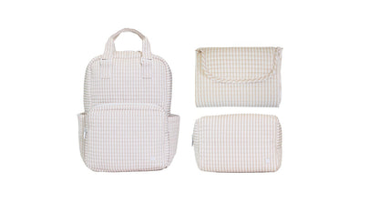TRVL Baby Bundle- Quilted All You Need Bag, Changing Mat, & Everyday Bag