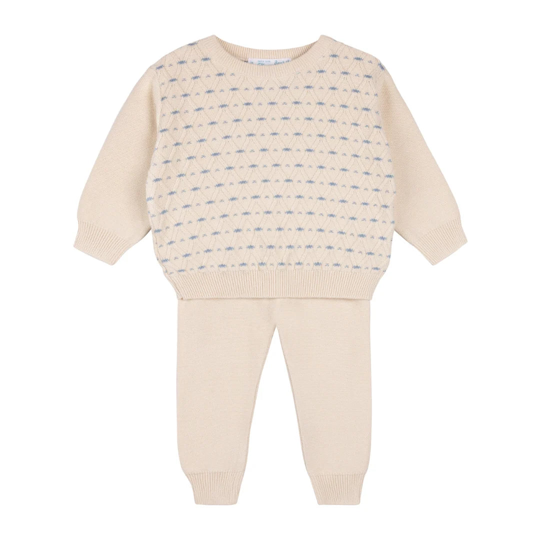 Boys Heirloom Lattice Knit Set