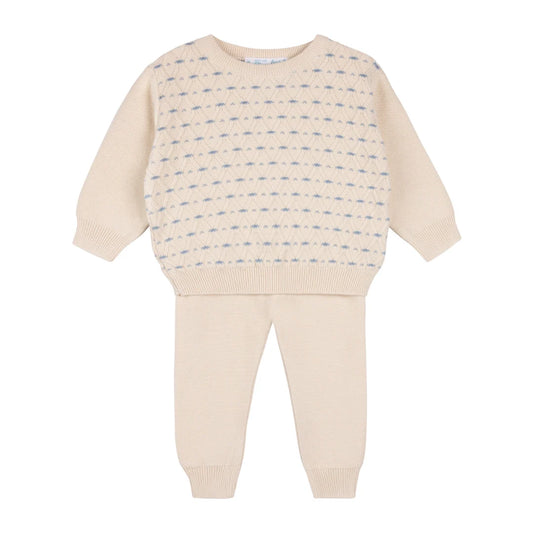 Boys Heirloom Lattice Knit Set