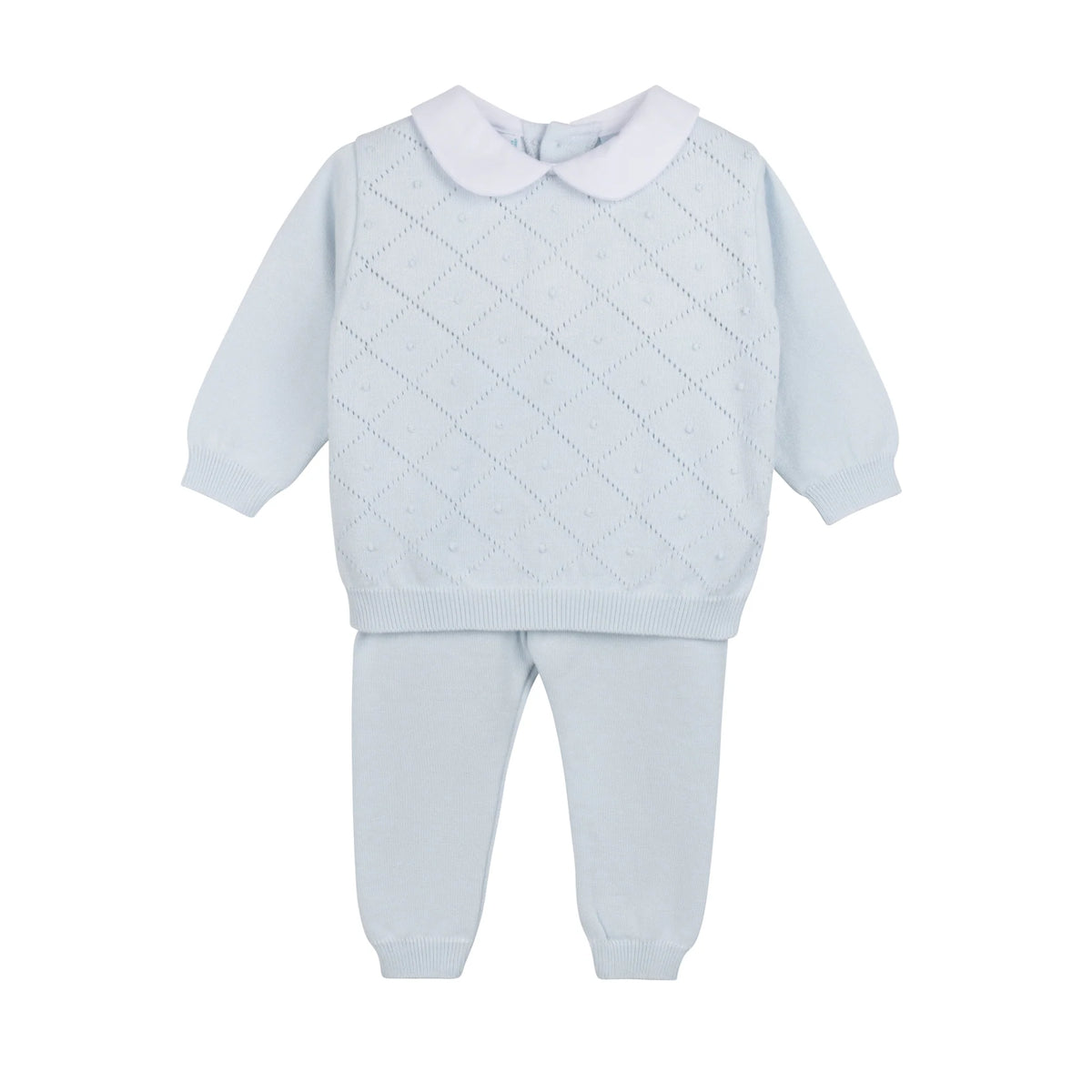 Boys Peter Pan Diamond Knit Set