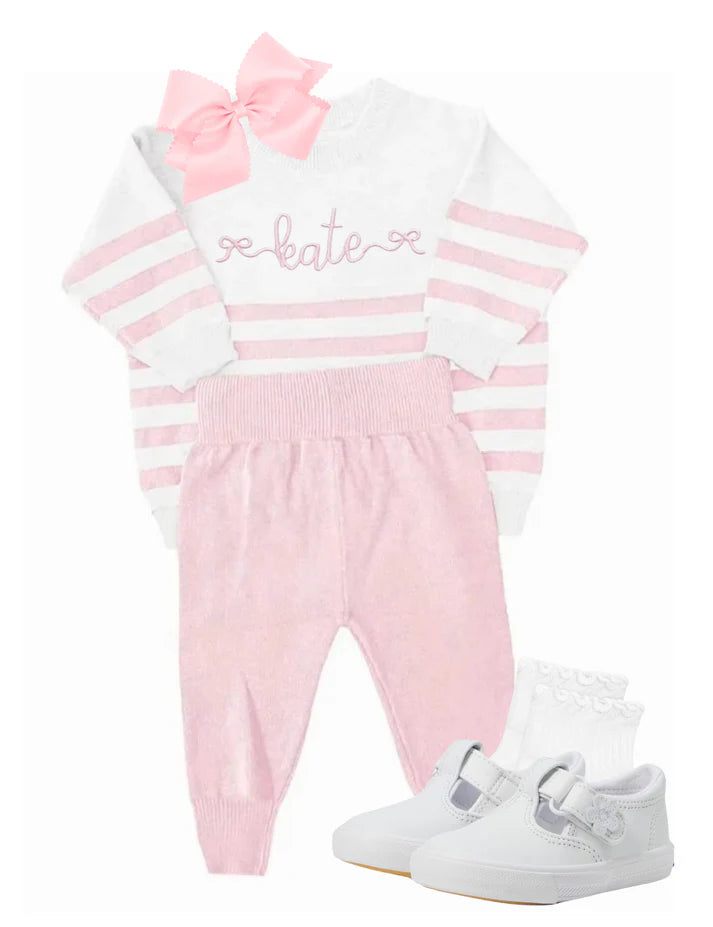 Preorder Blue and Pink Stripe Set